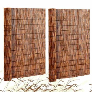 Naturaalne pillirooaed, 4 x 16,4 jalga, pruun, 2 tk rõdule ja aiale