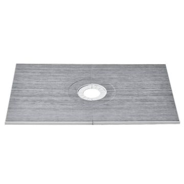 Dušialuse komplekt 1524x965 mm koos 160 mm äravooluavaga, EPS, veekindel