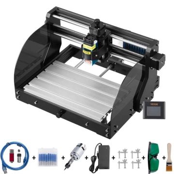 CNC graveerimismasin 300x180x45 mm 3-teljeline laser 15W GRBL