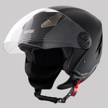 Мотоциклетный шлем 3/4 лица с Bluetooth, ABS, одобрен DOT.