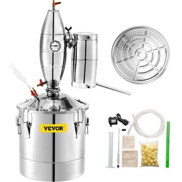 Roostevabast terasest 30-liitrine alkoholi destilleerimisaparaat