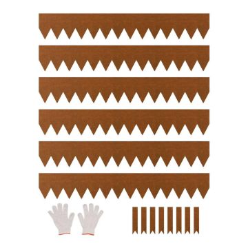 Terasest aiaääris, 40x6 tolli, 6 tk.