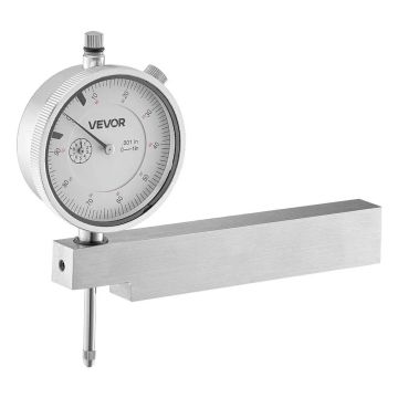 Kettaga testindikaator, metalljalg, 0–25,4 mm, täpsus 0,03 mm