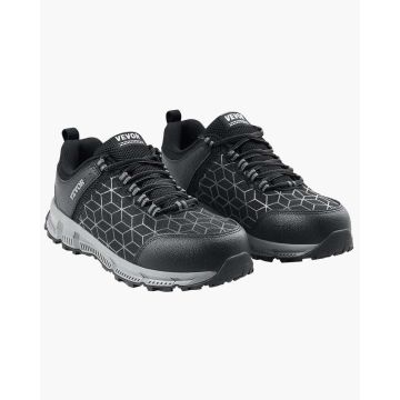 Мужские защитные кроссовки со стальным носком, черные, размер US 9