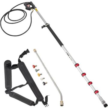 Teleskoopne survepesuri vars 609,6 cm, 5 osa, 4000 PSI
