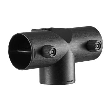 Diiselküttekeha 59 mm T-kujuline 3-suunaline ühendus pöördventiilidega, must