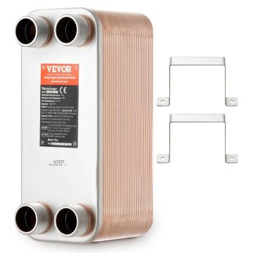 Plaatsoojusvaheti 5"x12", vask/316L, vesi-vesi