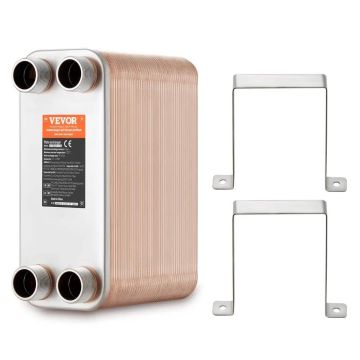 Soojusvaheti 5"x12" 80 plaadiga vask/316L roostevaba teras vesi-vesi