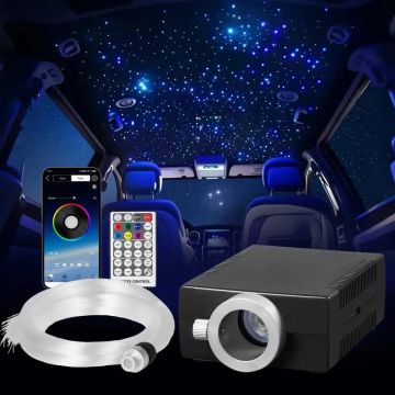 Starlight RGBW LED laeriba komplekt, 150 tk, 6,5 jalga, Bluetooth-juhtimisega