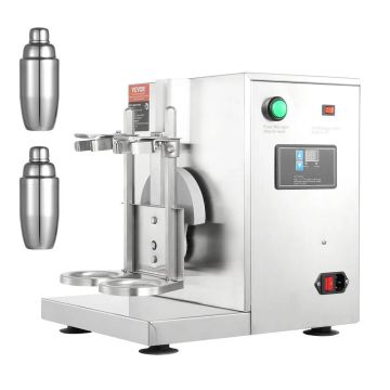 Kommertskokteili blender, 120W, roostevabast terasest tassiga, topeltpeadega