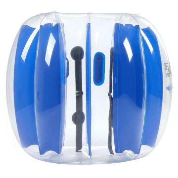 Täispuhutavad mullipallid, 1,2 m, sinised triibud, PVC