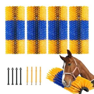Loomade kraapimishari, 17,1 x 7,5 tolli, 4 tk, hobustele, veistele, sigadele