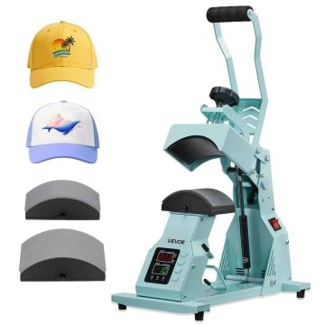 Termo-mütsipress kahe plaadiga, roheline