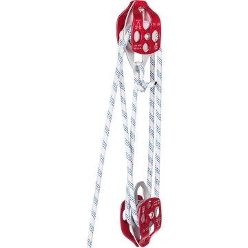 Topeltrihmarattaga rigeerimisplokk 12 mm köiega 30,48–60,96 m