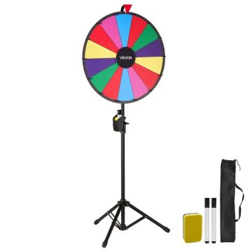 610 mm pöörlev auhinnaratas statiiviga, 14 pesa, reguleeritava kõrgusega, 6 värvi