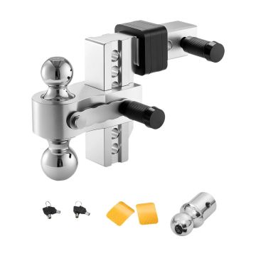 Reguleeritav haakekuul, 6", 1-7/8"-2-5/16" kuulid, maksimaalne kaal 15 000 naela