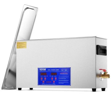 10 l ultraheli püstolpuhastuspüstol, 300 W, taimeri ja kütteseadmega