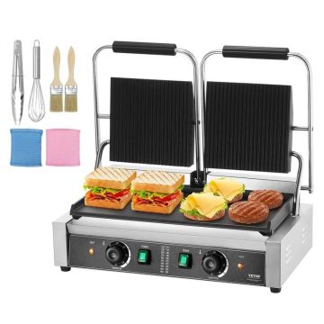 Elektriline paninigrill, 3600 W, roostevaba teras