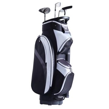 Golfikott 36 tolli 14 sektsiooniga, nailon, must