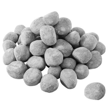 Keraamilised lõkkekivikesed 25–50 mm, 48 tk, dekoratiivsed propaanipliitidele