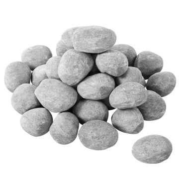 Keraamilised tulekivid, 50–76 mm, 30 tk, dekoratiivsed laavakivid kaminasse