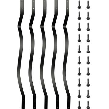 Metallist terrassipiirde komplekt, 51 osa, 32,25 tolli