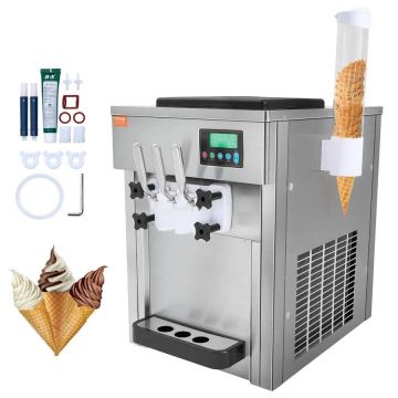 Äriklassi jäätisemasin, 3 maitset, 21 kvarti tunnis, 1800 W