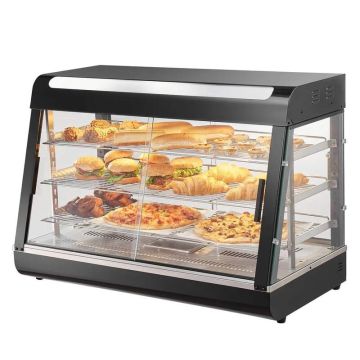 3-astmeline toidusoojendaja, 1500 W, 130 L, valgustuse ja temperatuurinäidikuga