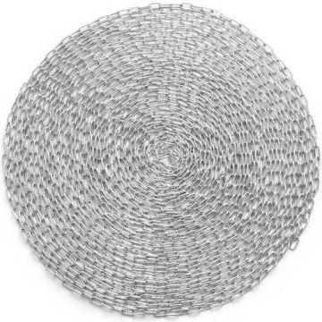 Tsingitud tsingitud süsinikterasest spiraalkett 1/8" x 100' pukseerimiseks