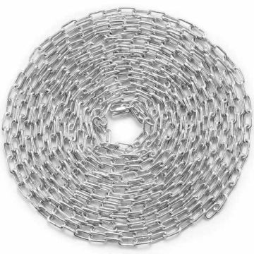 Tsingitud 1/8" x 33' spiraalkett, koormus 350 naela, kiirühendustega