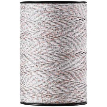 Elektrikarjuse traat 800 m, 3/32 tolli, segatud metall, UV-kindel