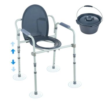 Öökapp WC-potiga, 7 kõrgustaset, 5,8 l ämber, mahutavus 350 naela