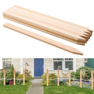 Puidust aiavaiad 25 tk, 12,7x38,1x914 mm, kuusepuit
