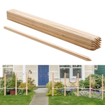 Puidust aiavaiad 25 tk, 19x19x1219 mm, kuusepuit, geodeetilised ja toestavad