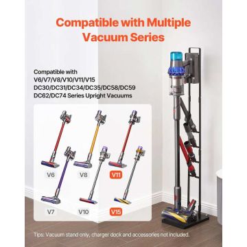 Подставка для пылесоса на колесиках для вертикальных моделей Dyson V6–V15