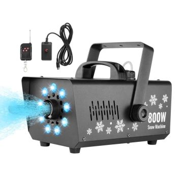 Käeshoitav/rippuv lumepuhur 800 W LED-tule ja kaugjuhtimispuldiga, 1-liitrine paak