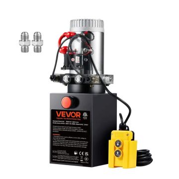 Hüdrauliline pump kallurhaagisele, 6 l, 0,91 GPM, 3200 PSI, 12V