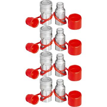 Hüdrauliline kiirühendus 1/2" NPT (ISO 16028), 4 paari
