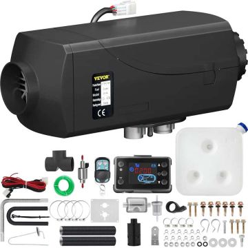 5 kW 12 V diiselmootoriga seisukütteseade LCD-lüliti ja summutiga