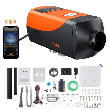 Diiselõhukütteseade 12 V 5 kW LCD ja Bluetoothiga