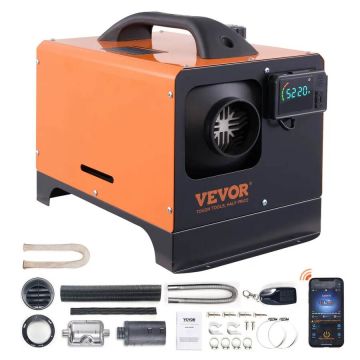 Diiselmootoriga autokütteseade 12 V 8 kW Bluetoothi ​​ja LCD-ekraaniga