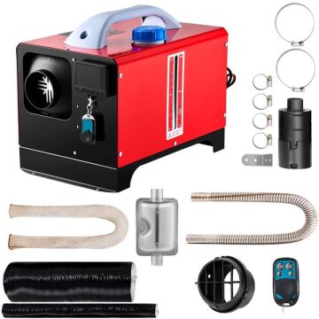 8 kW diiselkütteseade 12 V LCD-ekraani ja kaugjuhtimispuldiga