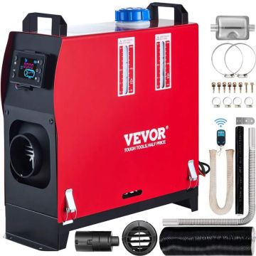 Diiselõhukütteseade 12 V, 8 kW, LCD-ekraani ja kaugjuhtimispuldiga autodele
