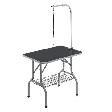 Lemmikloomade trimmimislaud klambriga, 915x610 mm, kokkupandav