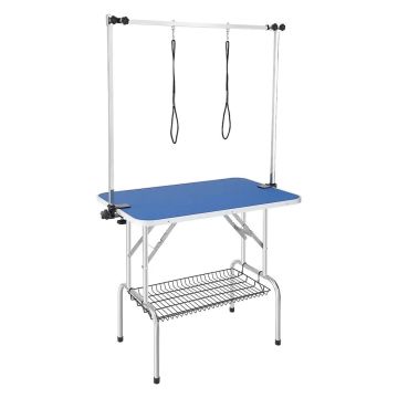 Lemmikloomade trimmimislaud 915x610 mm kokkupandav, klambriga