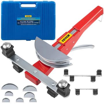 Vasktoru painutaja HVAC torudele, pöördmehhanismiga hammasratas, 1/4"–7/8"