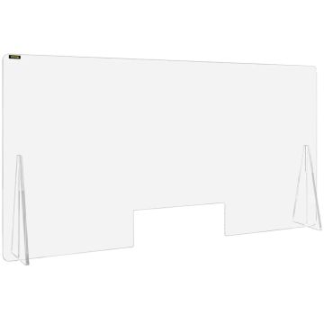Akrüülist letikaitsekilp 24"x48" aknaga