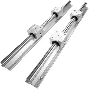 Lineaarsiinid SBR16, 2 tk, 500 mm koos SBR16UU laagriplokkidega, osa CNC komplektist