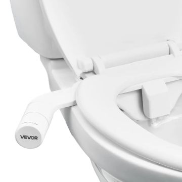 WC-bidee, elektrivaba otsik kahe otsikuga, reguleeritava veesurvega, valge
