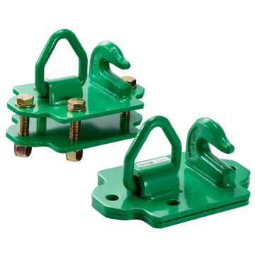 3/8" traktori kopakonksud, sepistatud terasest klass 70, 2 tk, rohelised